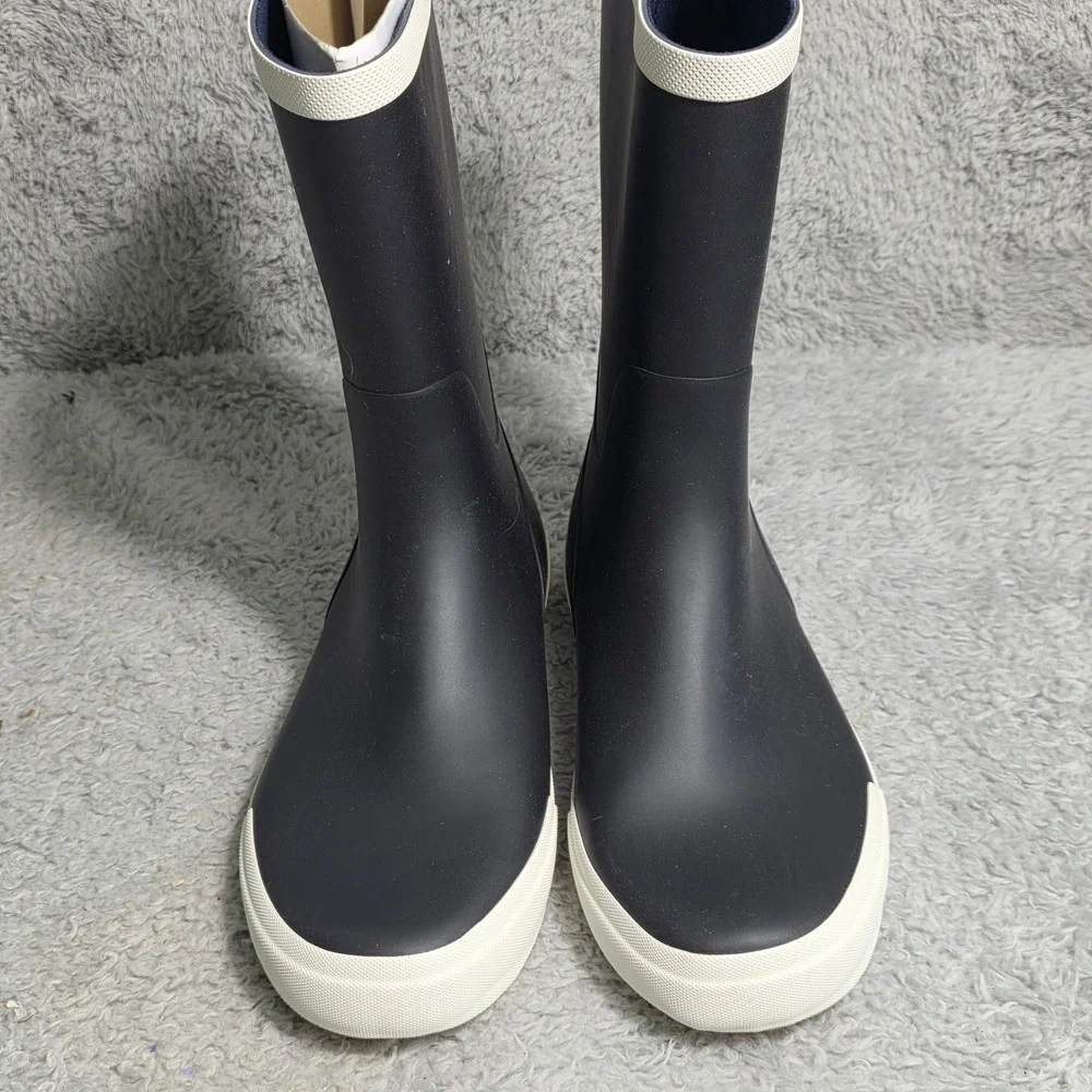 Helly Hansen Navy and White Rain Boots
